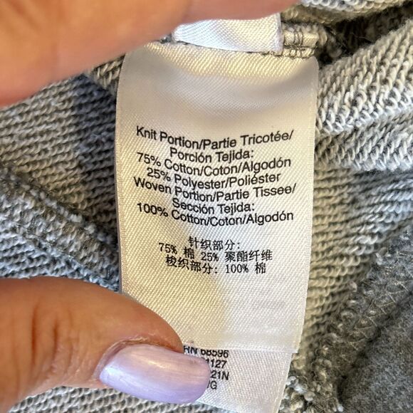 DKNY Jacket Men’s Medium Gray Hooded Zip-Up with Drawstring and Pockets - Picture 6 of 6